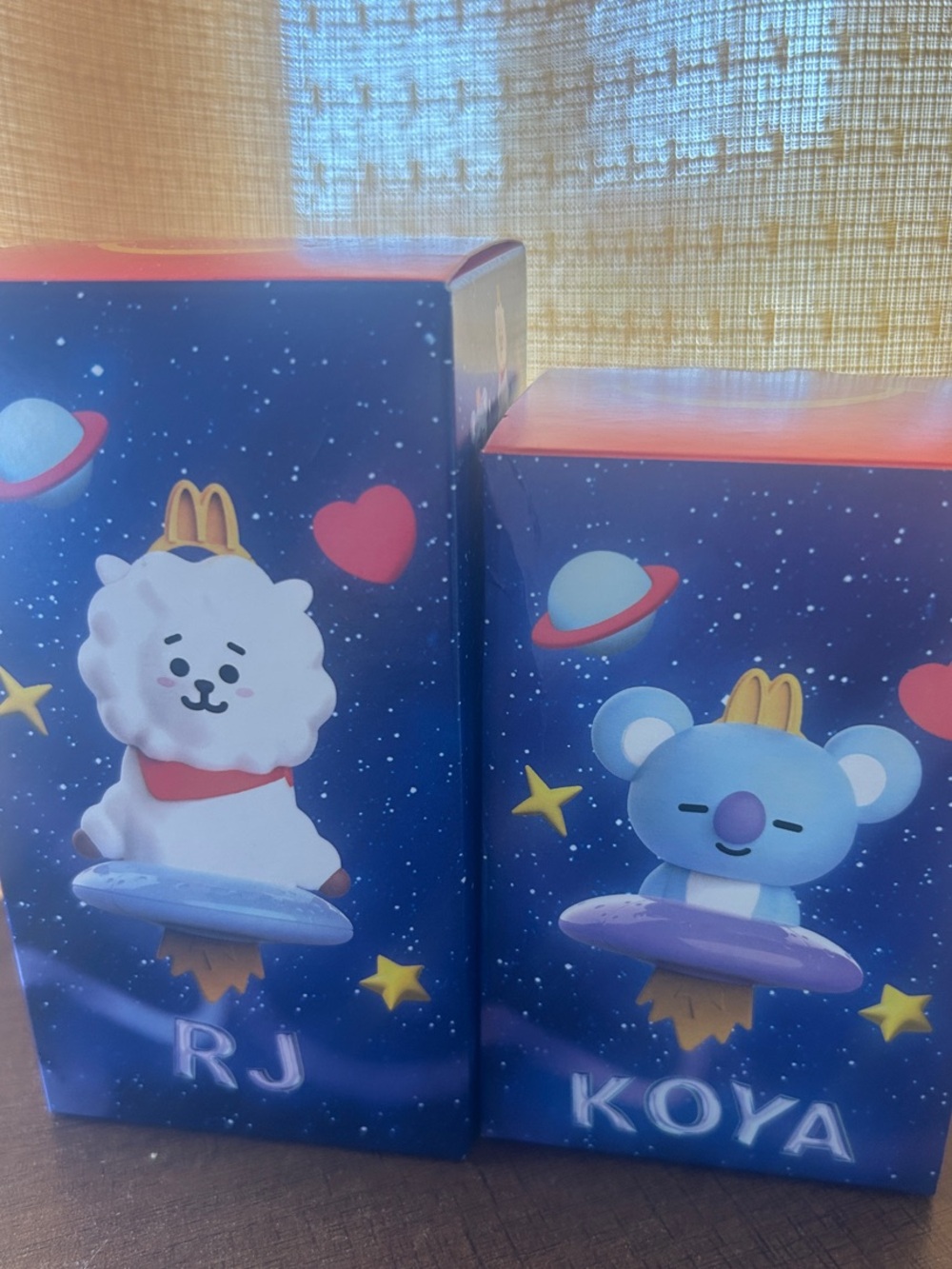 BTS BT21 RJ & KOYA McDonald Collectible Figures
